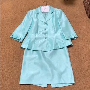 Women’s Turquoise Dress Suit